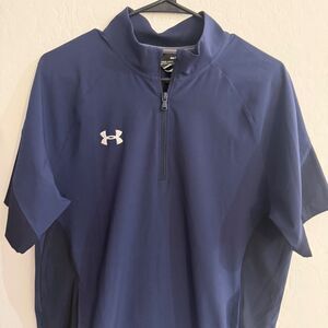 Under Armour Men Squad Short Sleeve Coachs 1/4 Zip Pullover - Small